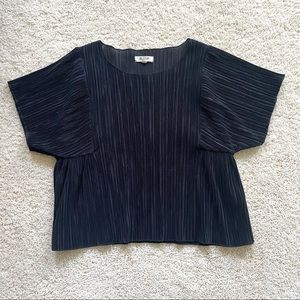 Madewell Texture & Thread Micropleat Blouse